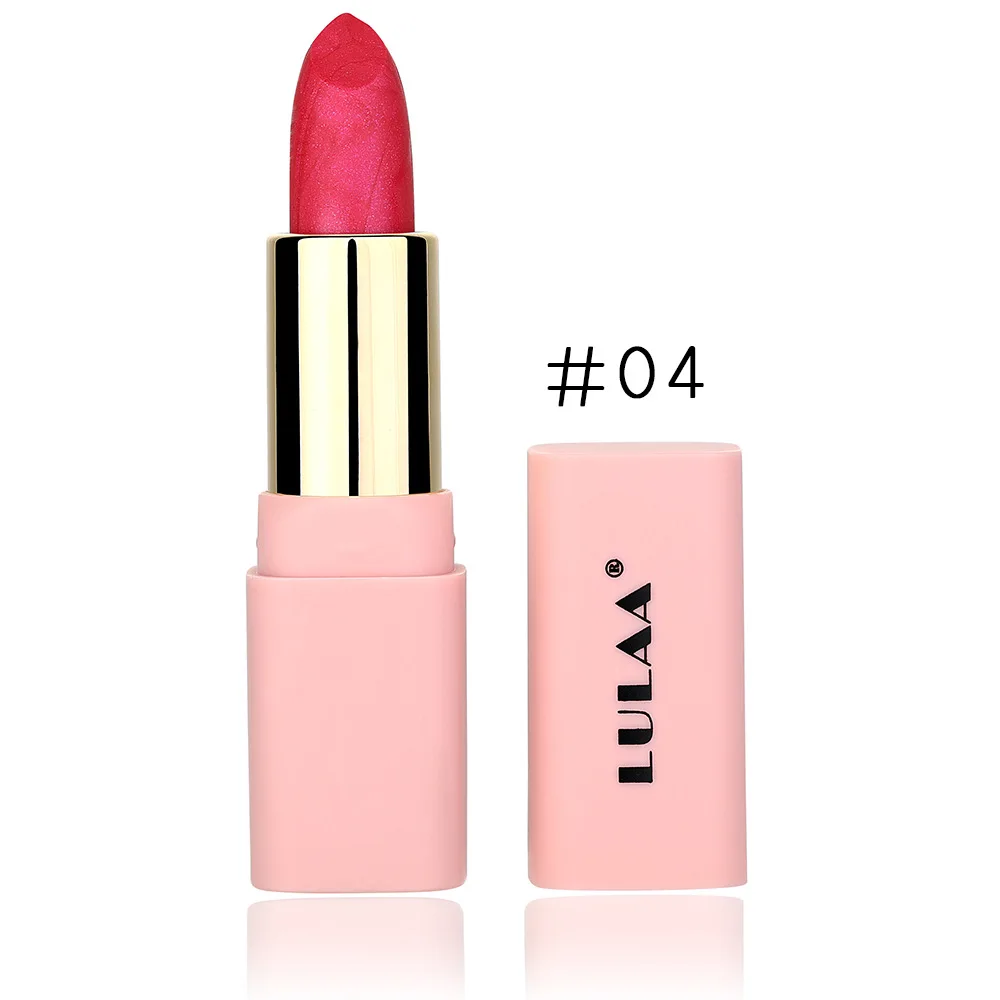 Брендовая стойкая Увлажняющая губная помада водостойкая металлическая