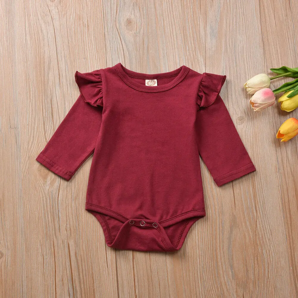 Новое поступление боди для новорожденных девочек 0 18 месяцев длинные брюки +