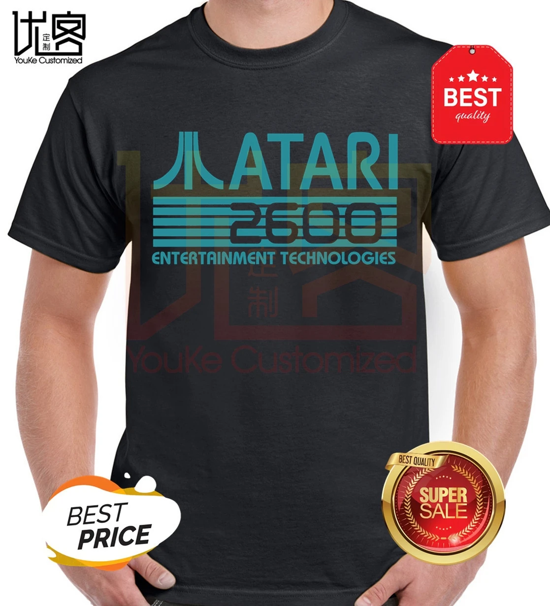 Atari футболка космические захватчики nintendo computer cool mario arcade Ретро gamer 80s | Мужская