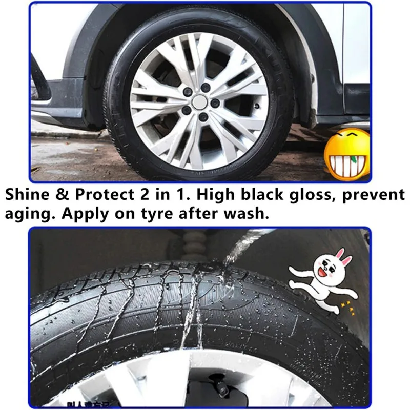 20 мл блестящие долговечные блеск продукты для ухода за автомобилем шины