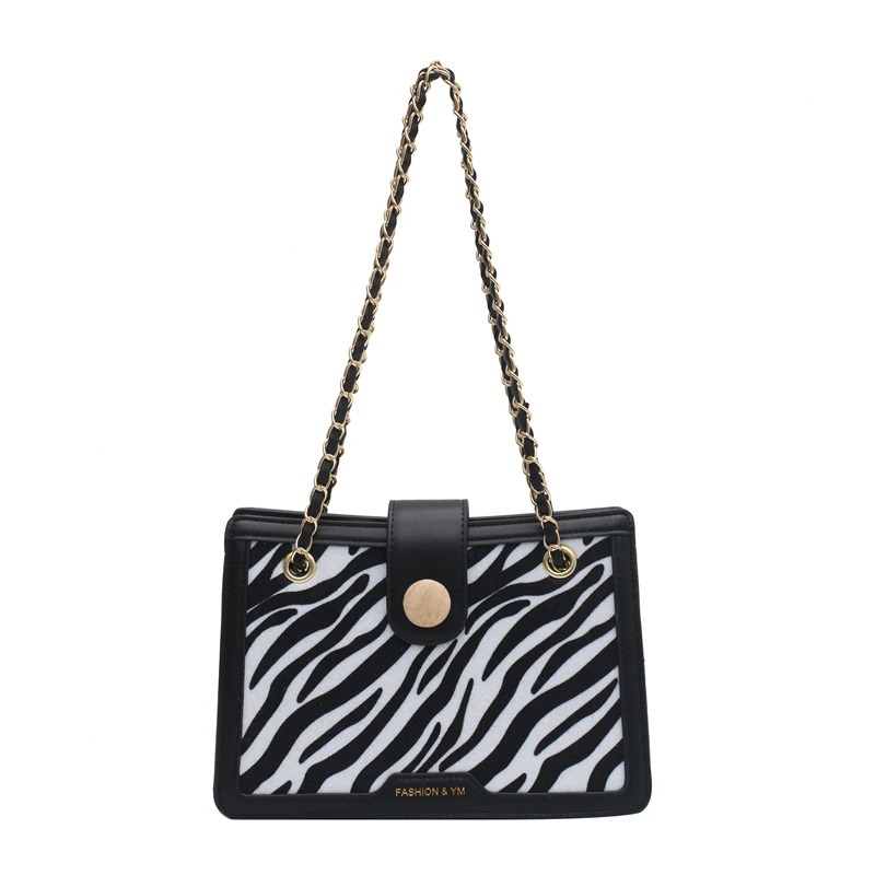 

Fashion PU Leather Crossbody Bags for Women 2020 Ladies Small Zebra Pattern Shoulder Bag Purses and Handbags Luxury Designer Sac