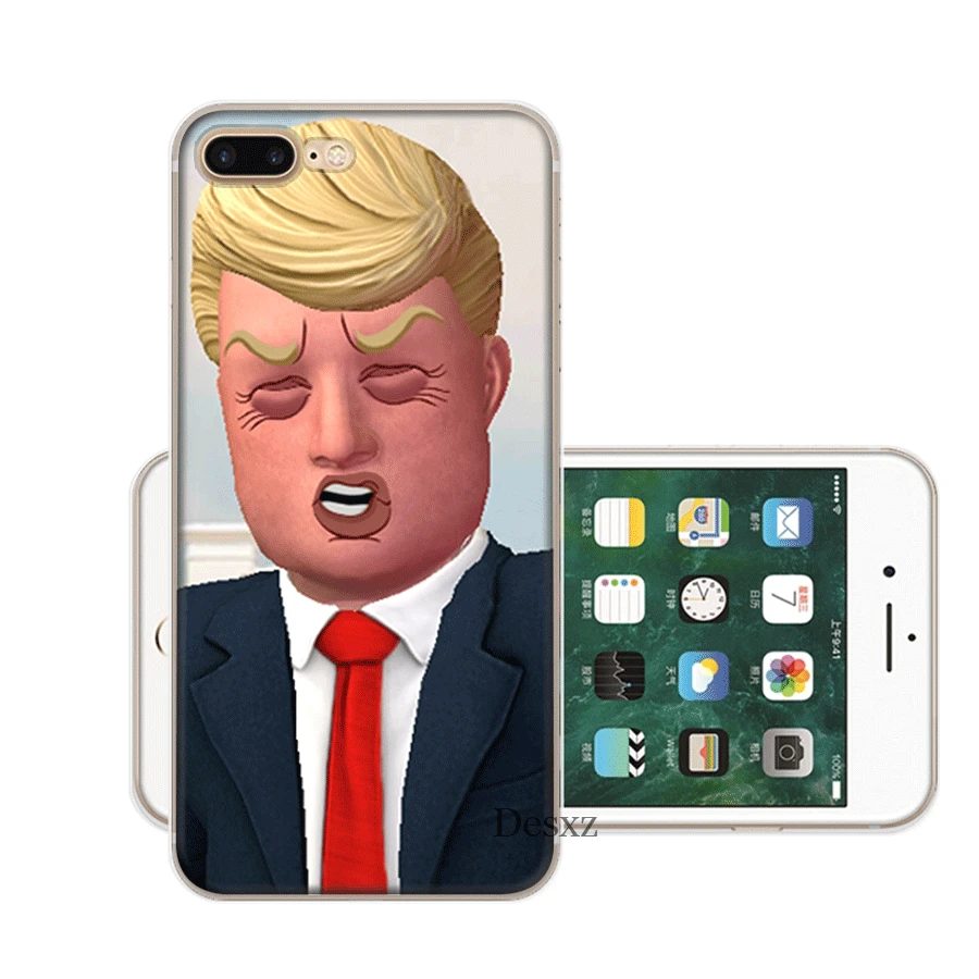 Чехол Desxz Donald John Trump Для iPhone 5 5S SE 6 6S 7 8S Plus X XR XS Max |