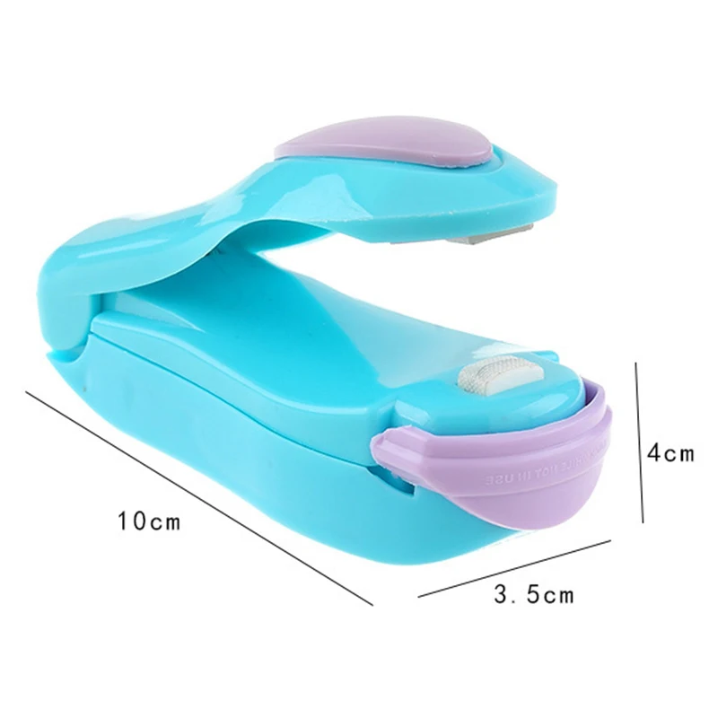Portable Bag Clips Handheld Vacuum Sealer Mini Electric Heat Plastic Bag Sealing Household Machine Food Saver Bags Package