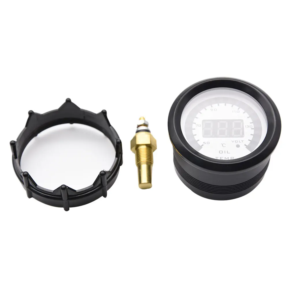 2 в 1 Автомобильный цифровой тахометр 52 мм + Вольтметр Тахометр турбо усиление