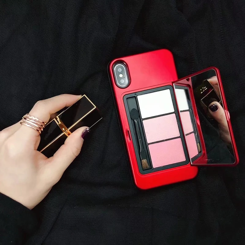 Роскошный зеркальный чехол для телефона iphone 8 7 6 Plus задняя крышка X XS Max XR с