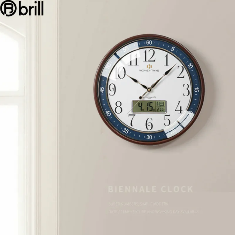 

Large Wall Clock Led Living Room Calendar Creative Modern Electronic Digital Clocks Wall Home Decor Bedroom Reloj Pared Digital