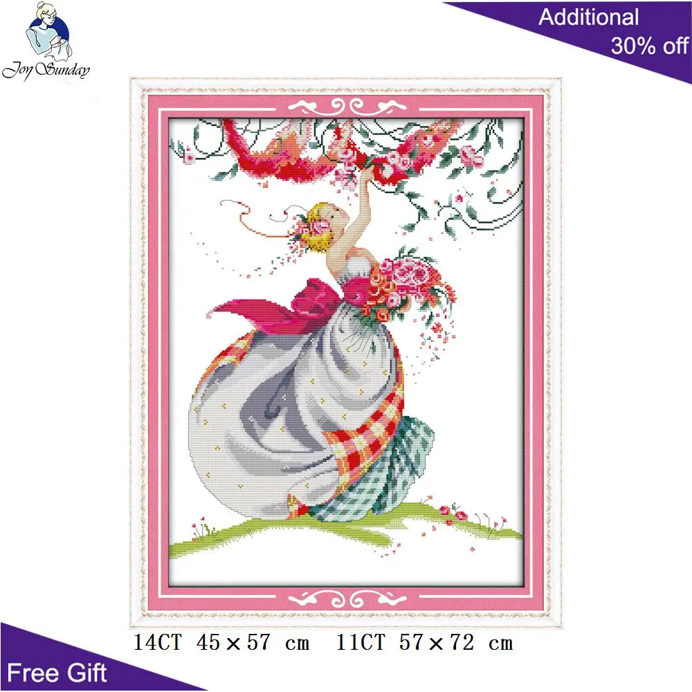 Набор для вышивки крестиком R533 14CT 11CT в виде Розы|cross stitch kits|embroidery diydiy cross |
