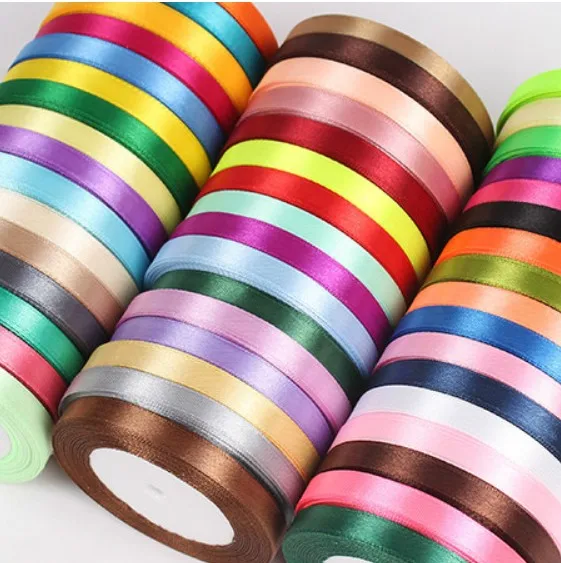 6 мм 1 см 1,5 см 2 см 2,5 см 4 5 см атласными лентами DIY искусственный шелк розы Ремесла поставок швейной фурнитуры Скрапбукинг Материал