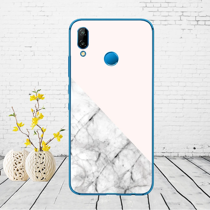 44DD мраморный камень Мягкий силиконовый чехол для Huawei P9 P10 P20 P30 Lite mate 10 20 PRO lite p smart чехол