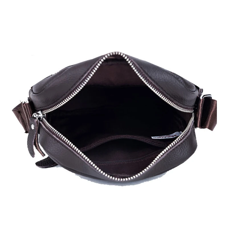 Сумка-мессенджер мужская из натуральной кожи брендовая деловая Повседневная