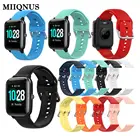 Силиконовый сменный цветной ремешок для умных часов ID205L, водонепроницаемый регулируемый браслет для наручных часов