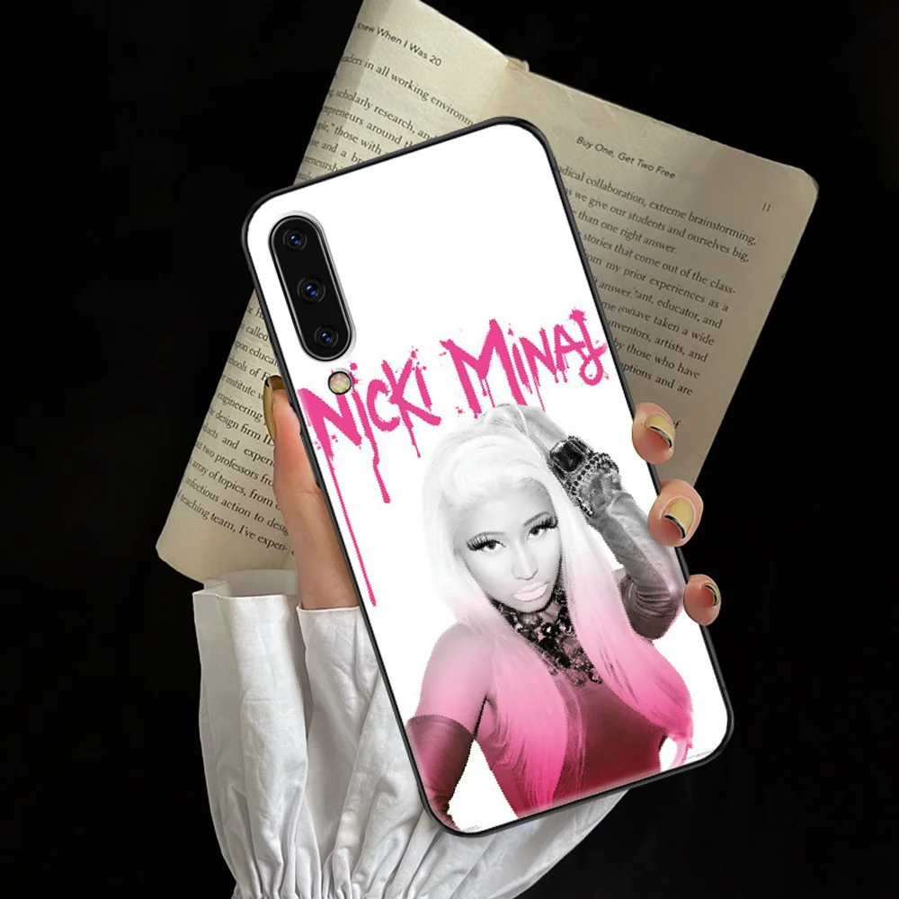 Фото Чехол для телефона в стиле хип-хоп Nicki Minaj для Samsung Galaxy A 3 5 7 8 10 20 21 30 40 50 51 70 71 E S 2016 2018 4G, черный чехол из ТПУ, 3D чехол №2