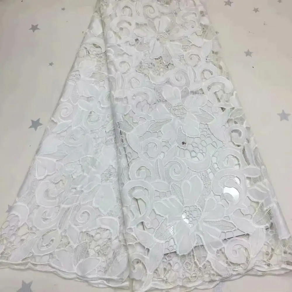 Новинка 5 ярдов африканская кружевная ткань высокого качества французский гипюр