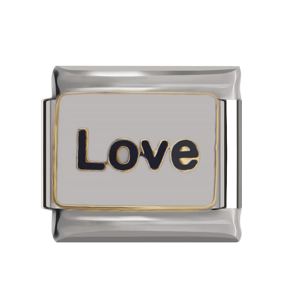 Fyour 9mm Width Sweet Dad Love Best Sexy Mom Dream Aunt Charm Fit Original Daisy Bracelet Stainless Steel Links DJ120 | Украшения и