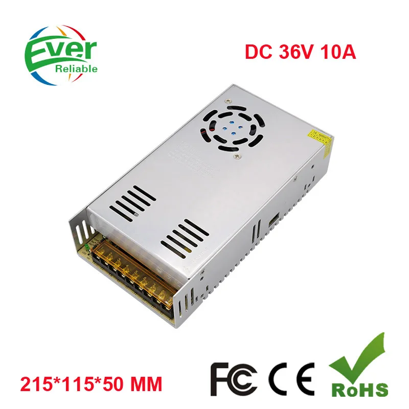 Источник питания 36 В 10 А импульсный источник переменного тока в постоянный ток 220