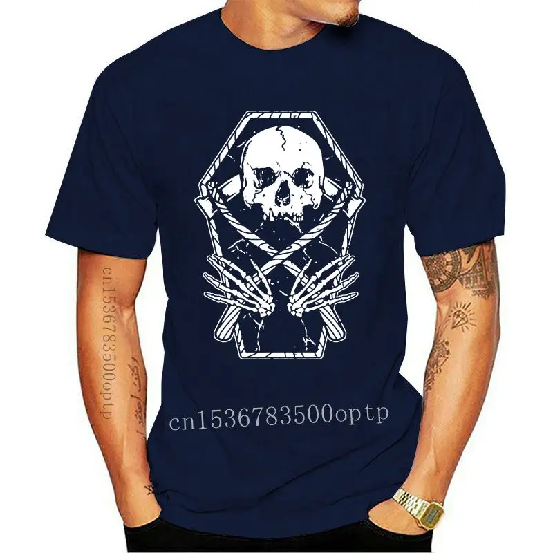 

New Reaper Skull T-Shirt S-3Xl Screenprinted Mens Goth Punk Rock Metal Scythe Top Christmas Gifts Tee Shirt