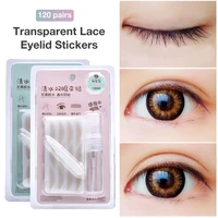 self adhesive lace double eyelid tape stickers invisible double eyelid stickers transparent self adhesive make up maquiagem tool