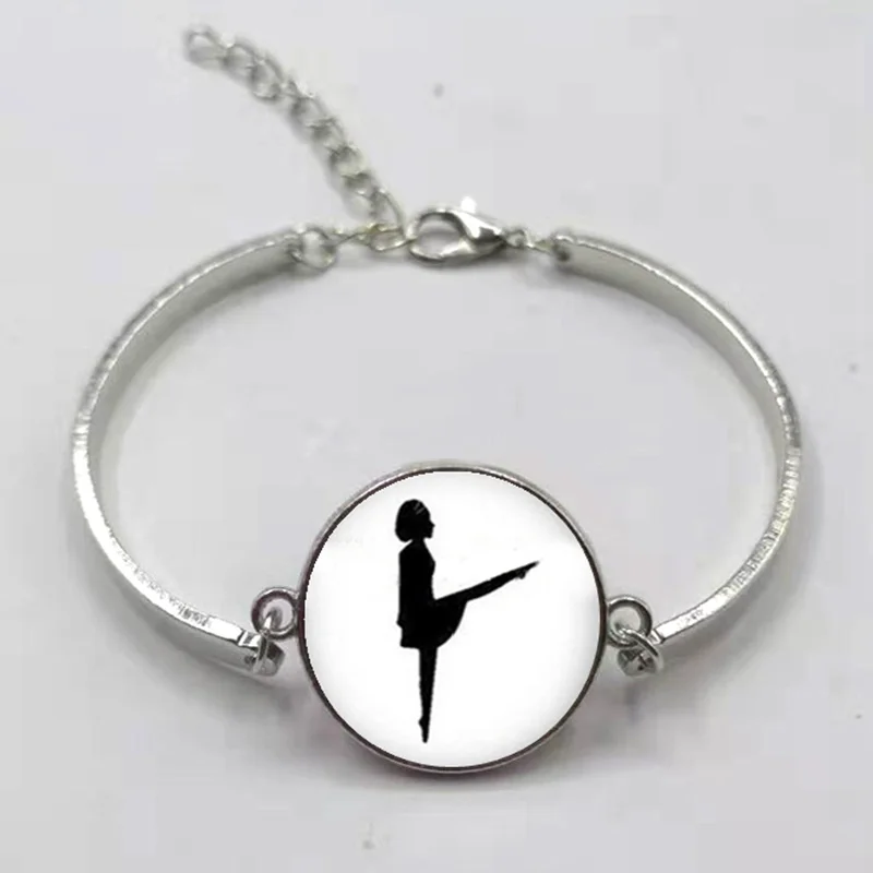 Женский браслет для балерины элегантный балетный в стиле ретро танцев со стеклом