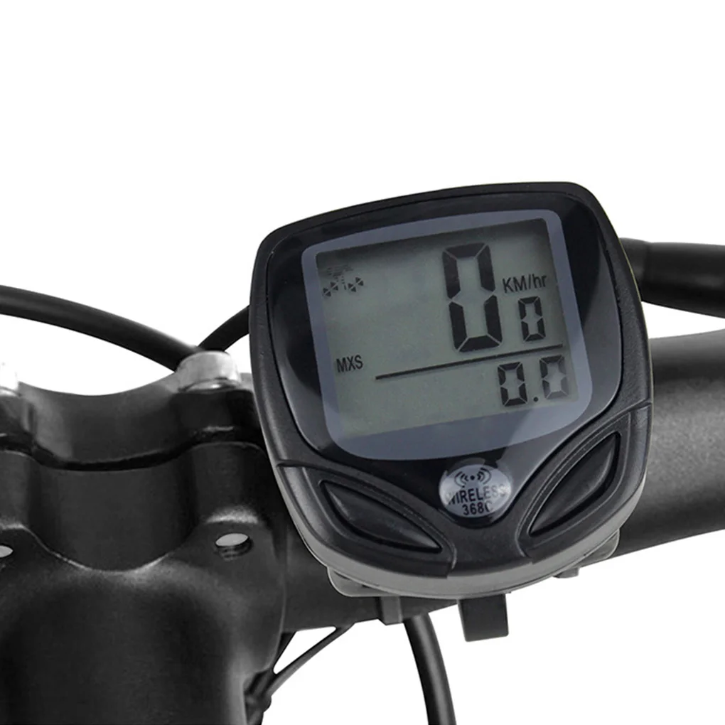 

Bicycle Speedometer Wireless Cycle Odometer Waterproof Speed Recorder Portable Luminous Screen Speedometer Cycling Accessories