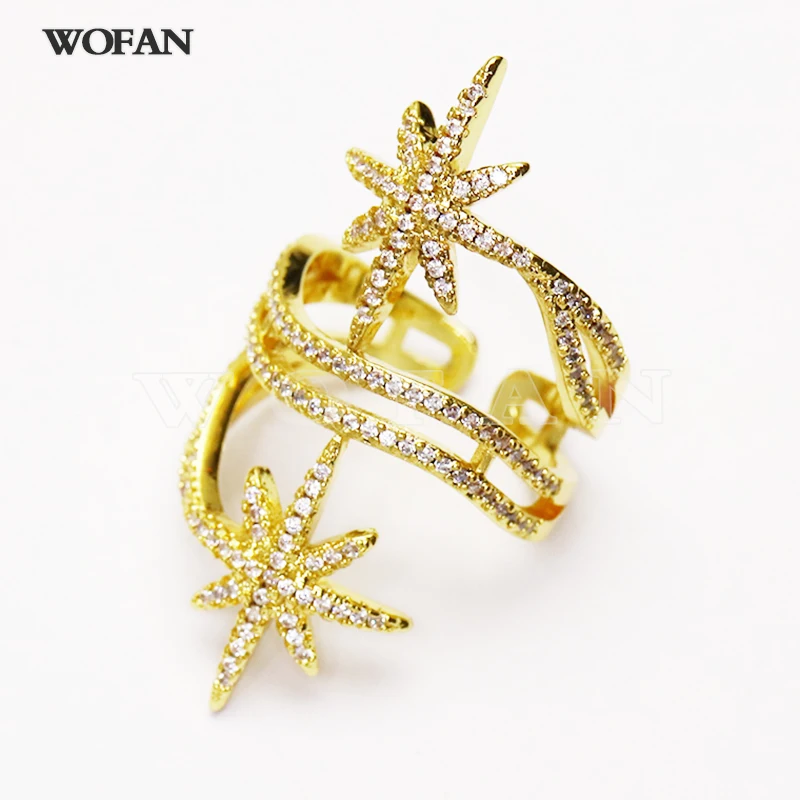 

5 шт. модное многослойное кольцо со звездами Открытые Кольца со звездами ювелирные кольца со звездами ювелирные изделия кольца подарок для ...