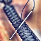 1 шт. 78 мм 550 Паракорд, искусственные плетеные иглы из нержавеющей стали, подходит для шнурков, паракордов