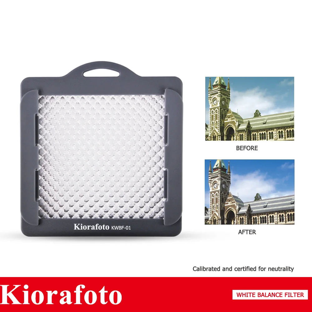 Фильтр баланса белого 82 мм ручной серо-серый с карточками коррекция цвета для Canon Nikon Sony аксессуары для фотосъемки