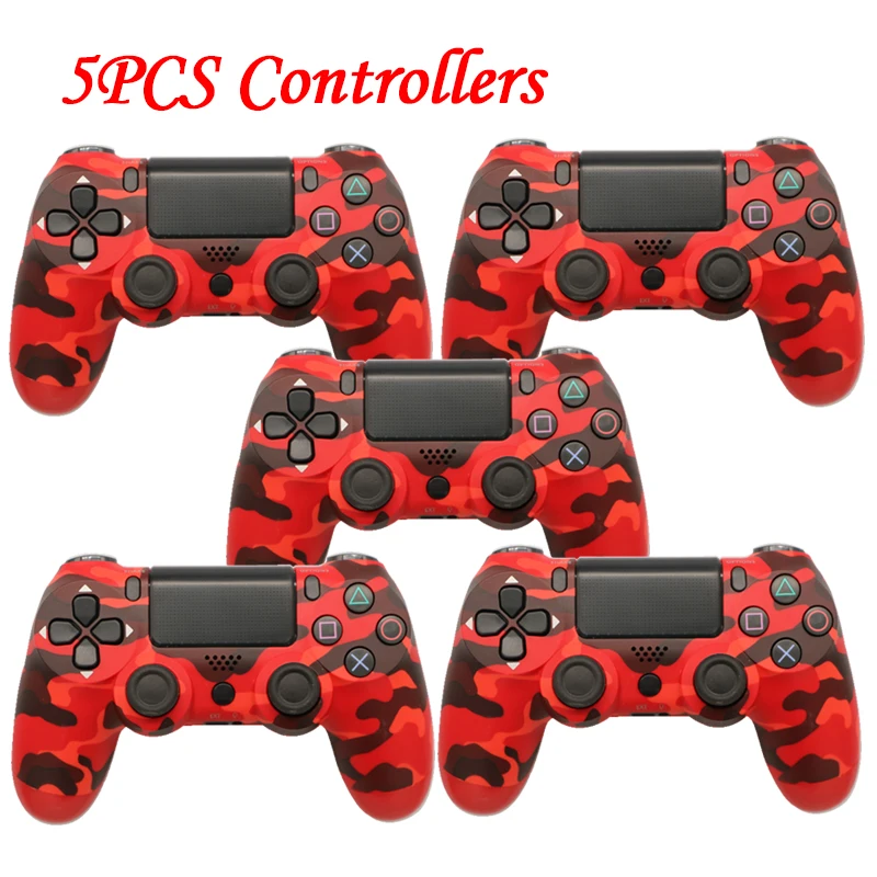 

Wholesale 5PCS Wireless Gamepad For PS4 Controller For Wireless Joystick ps4 For Manette de jeu Bluetooth sans fil For Mando ps4