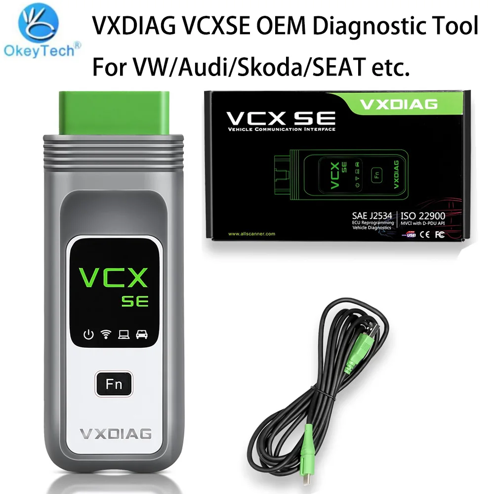 VXDIAG VCX SE 6154 Full System Diagnosis OEM Diagnostics Interface For VW Audi ECU Programming/Coding Scanner Tools Support DOIP