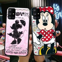 adventure minnie mouse phone case hull for samsung galaxy a50 a51 a20 a71 a70 a40 a30 a31 a80 e 5g s black shell art cell cove