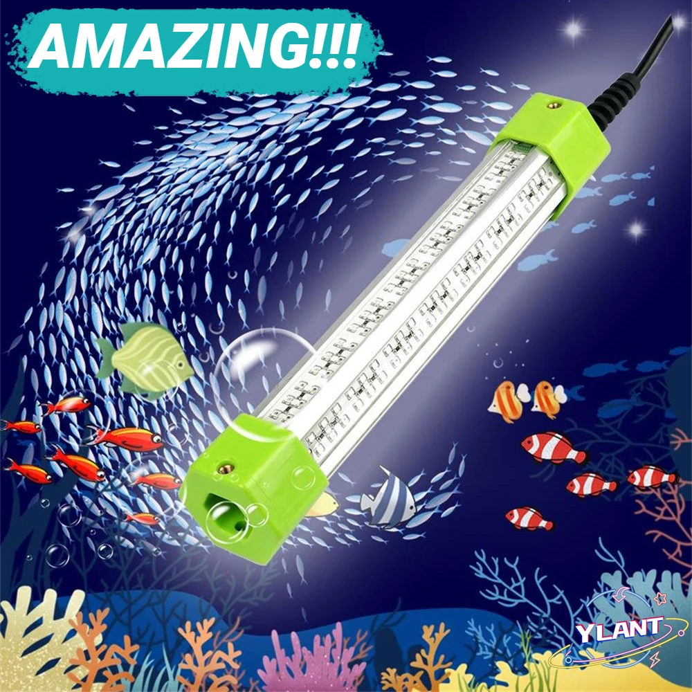 

SWT DC 12V 70W 160W 6 Sides Green White Blue Yellow Aluminum High Power LED Fish Submersible Underwater Fishing Light