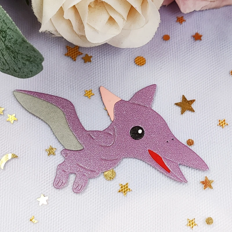 

Cute Flying Pterodactyl Carbon Steel Cutting Dies DIY Scrapbooking Photo Album