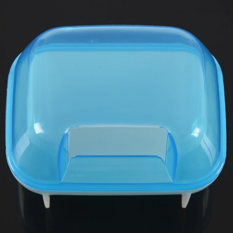 Pet туалет для хомяка ванной комнаты с песком сауна Туалет синий белый 10x7x7cm | Спорт