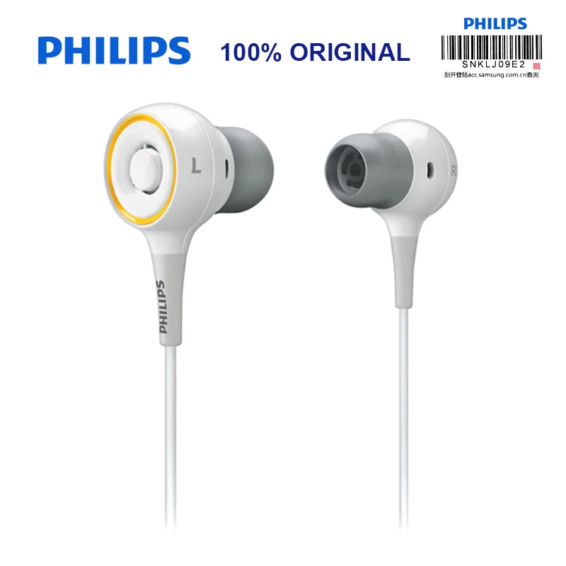 Спортивная гарнитура Philips SHE6000 наушники вкладыши для бега с басовым стерео