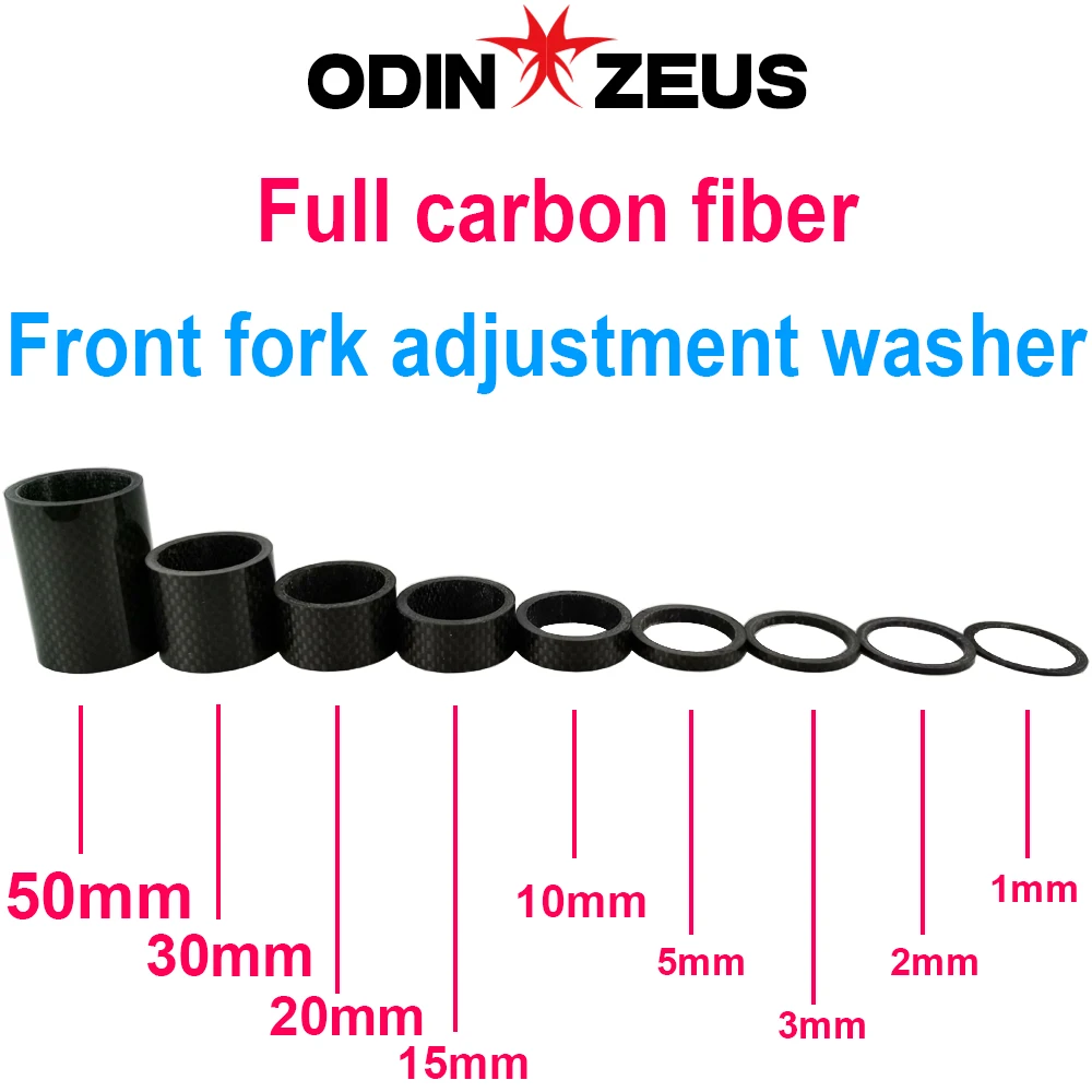 ODINZEUS High quality Bicycle fork Full carbon fiber Front bicycle gasket inner diameter 28.6mm outer 34.9mm | Спорт и развлечения