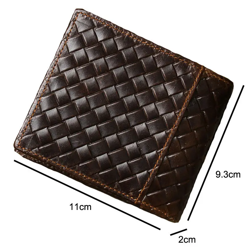 Мужской кошелек из натуральной кожи кредитница в европейском стиле мужские