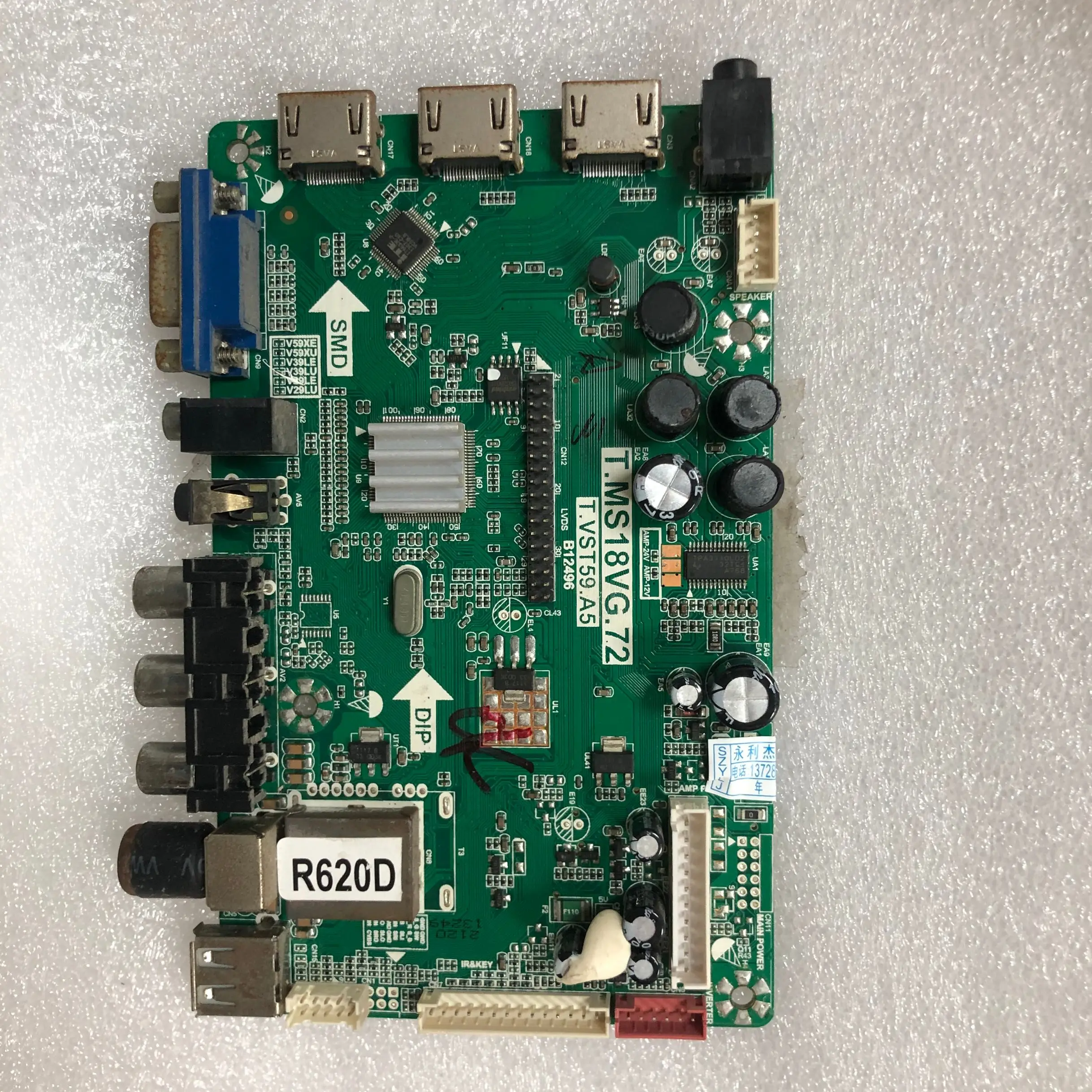 free shipping original 100% test for 32CE560LED motherboard T.MS18VG.72 T.VST59.A5 screen LC320EXN | Компьютеры и офис