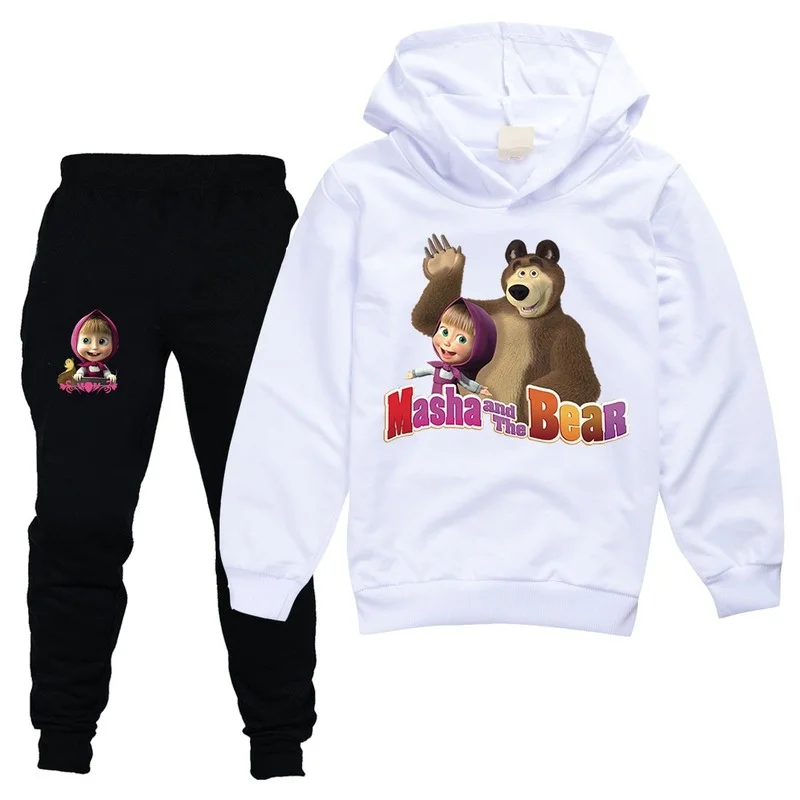 

2-15Y Martha ears Baby Clothing Sets Children Birthday suit girls/Boys Tracksuits Kids Sport Suits Hoodies Top +Pants 2pcs Set