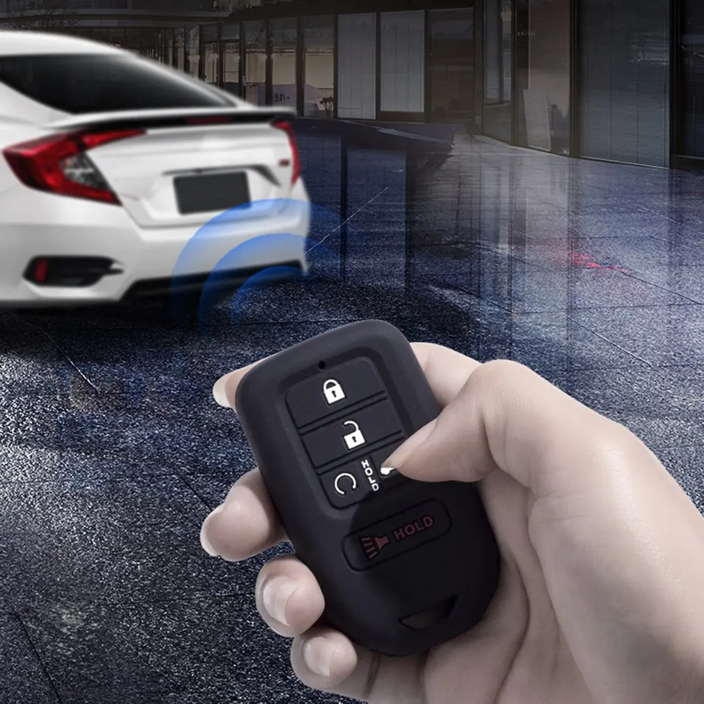

Силиконовая обложка для ключа для Honda Accord Civic, задняя обложка для пилота, паспорта, задняя фотообложка, 2 шт.