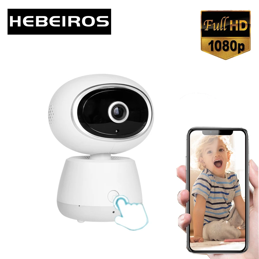 

Hebeiros 1080P Video Baby Monitor Talk Back Nanny IP Wifi Camera Night Vision Auto Tracking Wireless Surveillance CCTV Camera