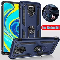 luxury shockproof case for xiaomi redmi note 9s 9 8 7 pro max 9a k20 k30 pro magnetic ring phone cover for mi note 10 lite cases