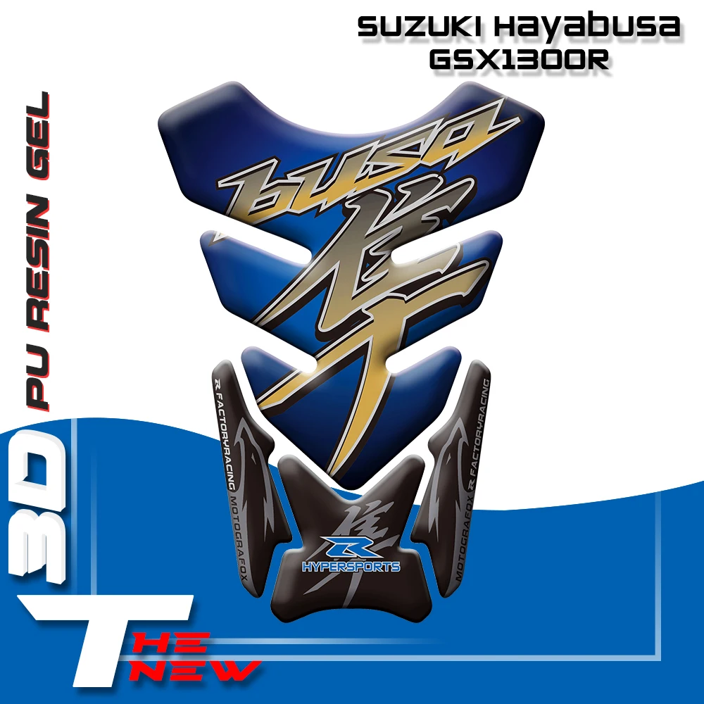 Мотоциклетная 3d наклейка эмблема защита танка для Suzuki Hayabusa GSX1300R|Наклейки и