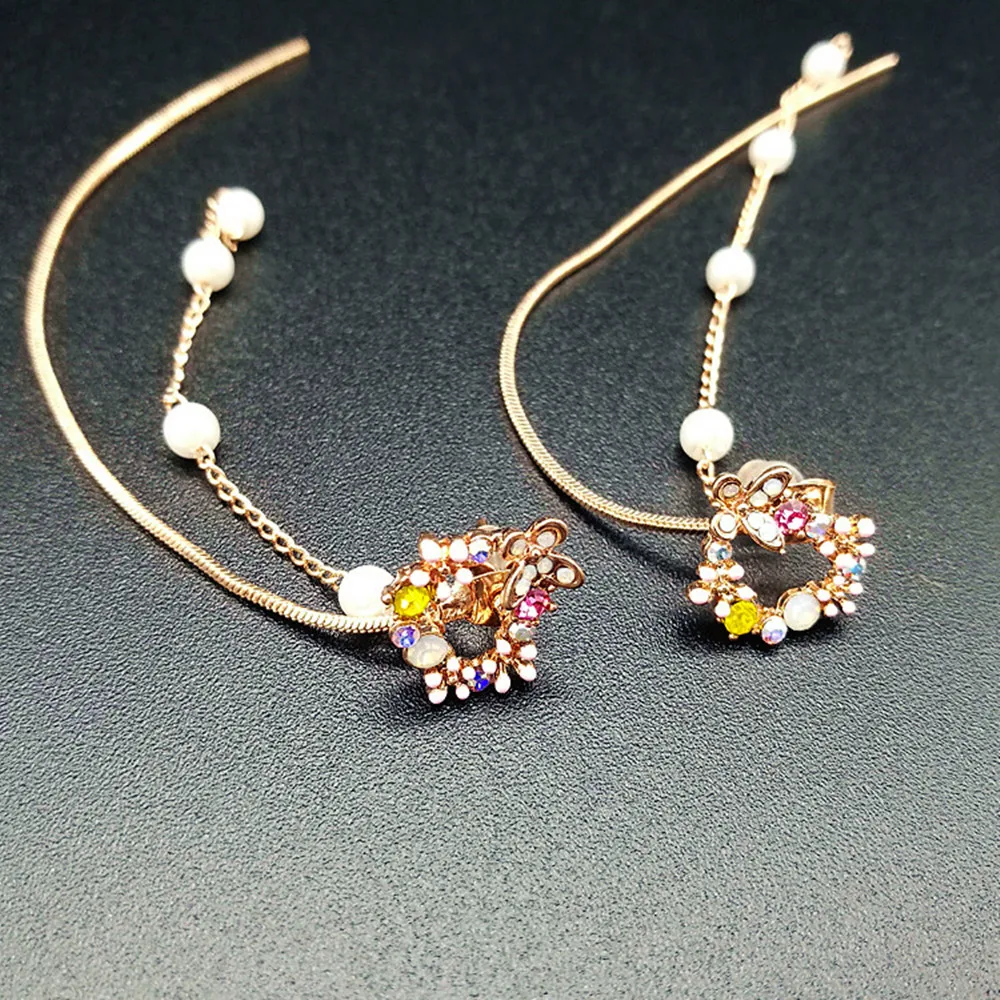 Eogoe 2019 Новые длинные модные Висячие серьги для женщин и девушек индивидуальные