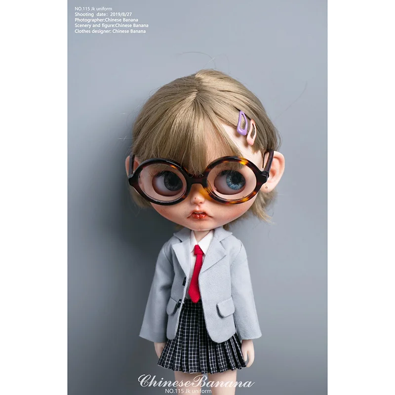 Специальный 1 комплект модный костюм с куклой Blyth (рубашка + брюки пиджак носки