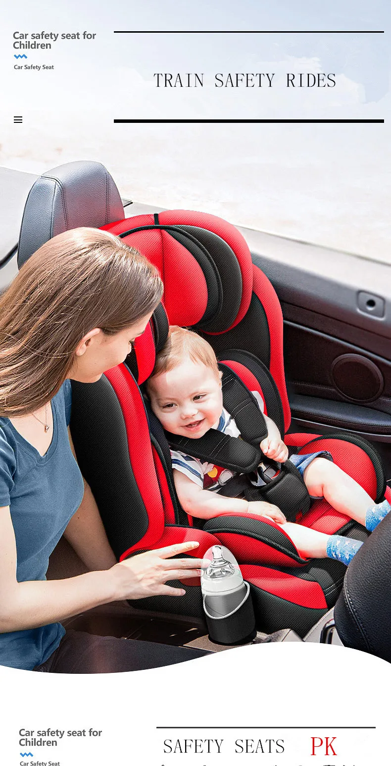 Горячая Carmind детское автокресло безопасности для 9 M-12 лет с Мягкий соединитель ISOFIX и защелкой вперед-лицом универсальные автокресла