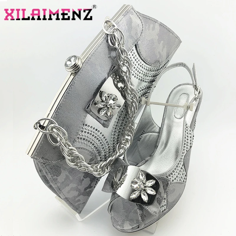 Комплект из итальянских туфель и сумочки высокого качества комплект вечерних в