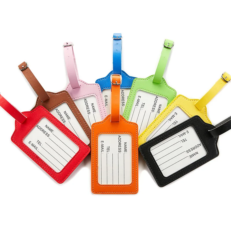 Чемодан с буквенным ремешком и идентификатором для путешествий из искусственной