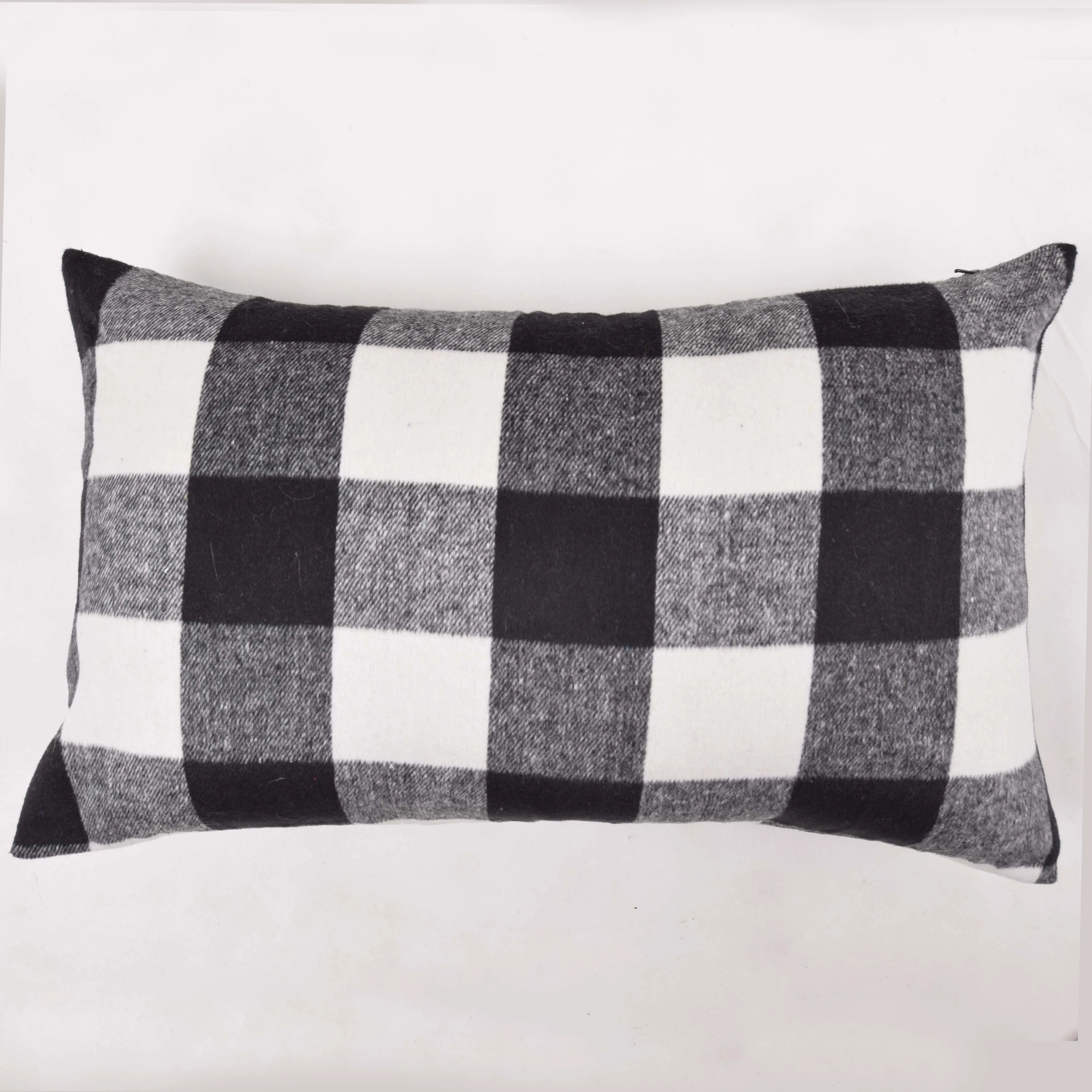 Бело-черный чехол для подушки в стиле буйвола OEM декоративный домашнего дивана