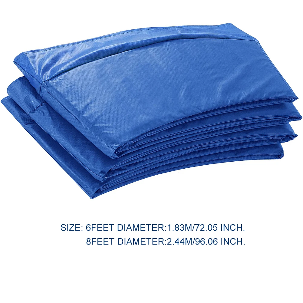 

HOT Round Trampoline Replacement Safety Pad Tear-Resistant Trampoline Edge Cover Spring Cover Edge Protector Round Frame Pad