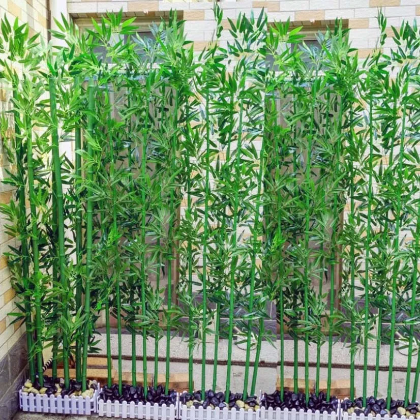

Simulation Bamboo Leaf Landscape For Garden Tree Decoration Artificial Bamboo Branch Decor Home Design