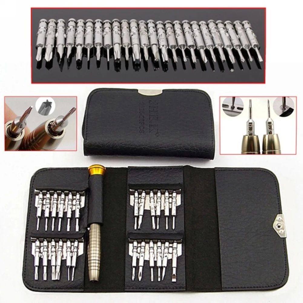 

Screwdriver Set 25 in Torx Screwdriver Repair Tool Set For iPhone Cellphone Tablet PC Worldwide Store Hand Outdoor tools